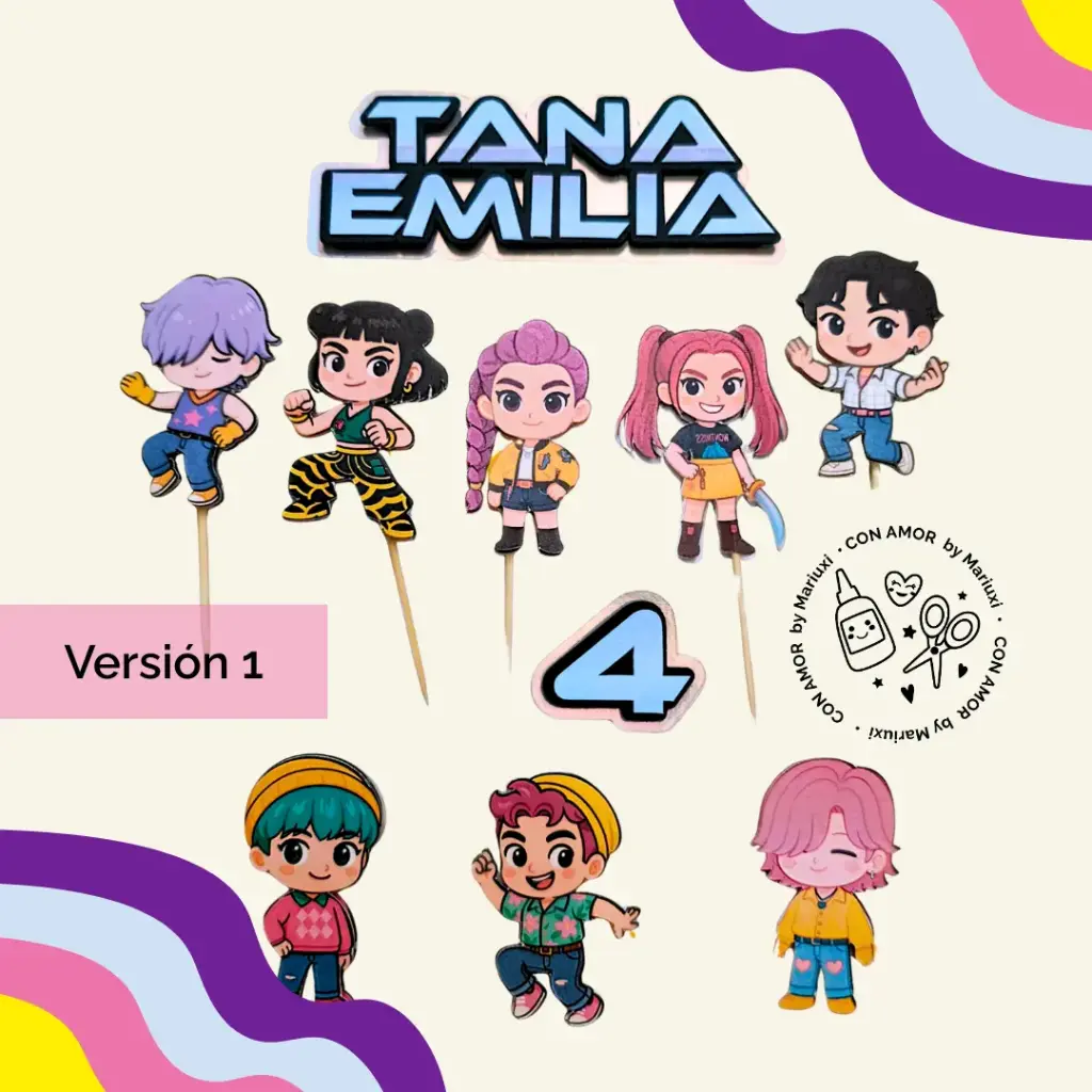 Caketoppers Guerreras Kpop