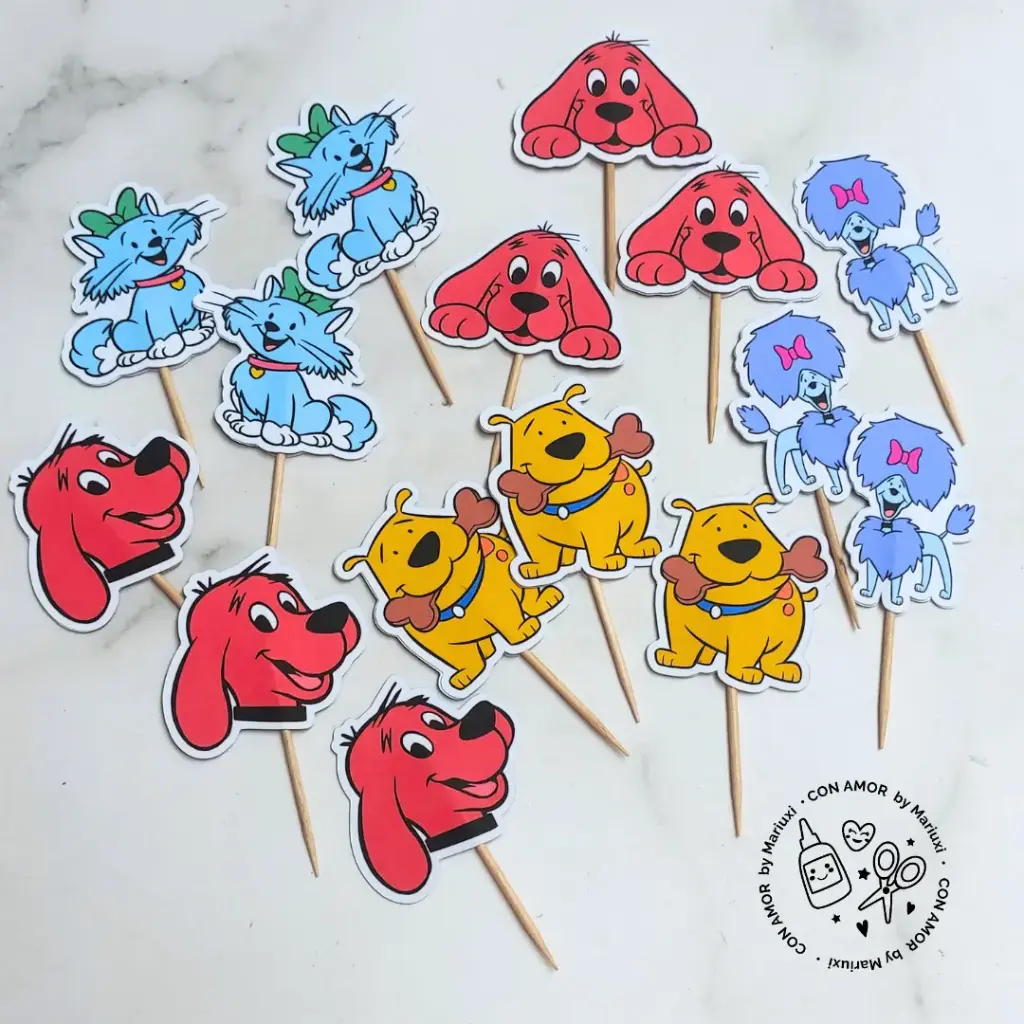 Cupcake toppers impresos