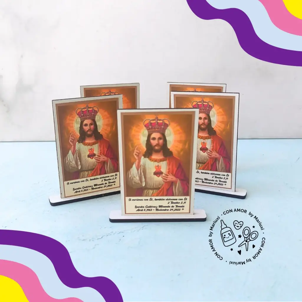 Placa mdf impresa para recuerdo