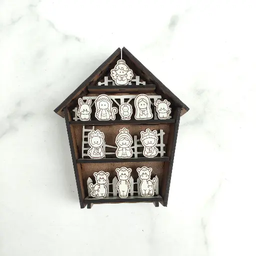 Nacimiento mdf laminado
