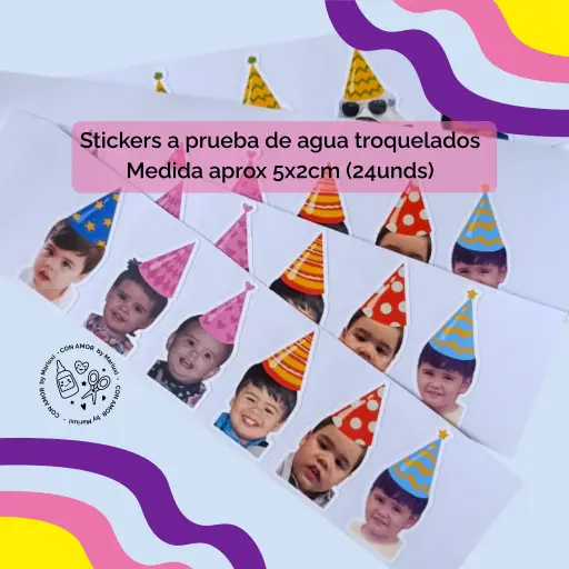Stickers a prueba de agua (plancha)