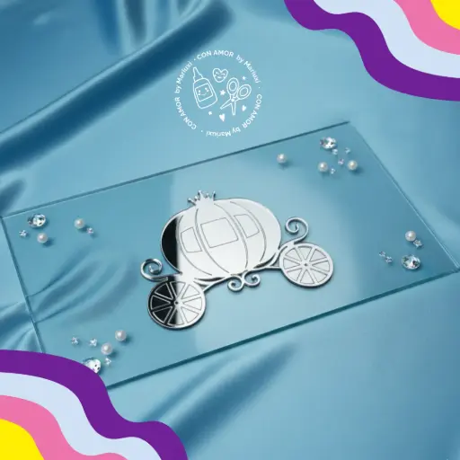 Aplique carruaje Cenicienta 6cm