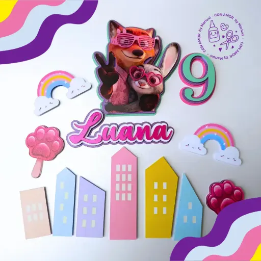 Caketopper Zootopia